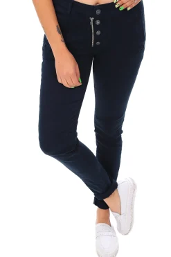 Classic Button Jeans - Indigo - IS10