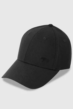 Cleo Bear Linen Cap - Black - RB13