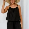 Comodo Singlet Top - Black - FA26