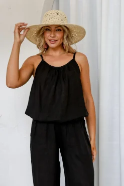 Comodo Singlet Top - Black - FA26