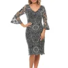 Cord Lace Dress - Midnight - JH4