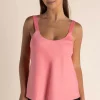 Corey Satin Cami - Coral - TT42