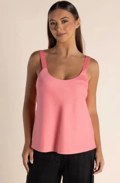 Corey Satin Cami - Coral - TT42