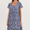 Corindi Cotton Dress - Freshwater Pearl - N4