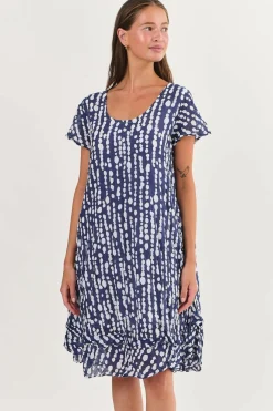 Corindi Cotton Dress - Freshwater Pearl - N4