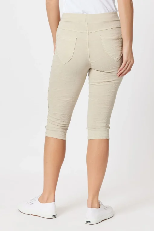 Crushed Jean Short | TZ50