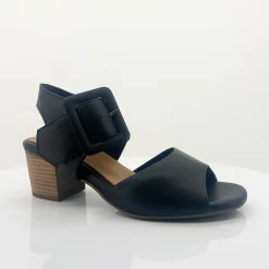 Daisy Heeled Sandal - Black - RS5