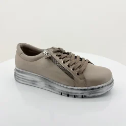 Dark Stone Tatter Leather Sneaker - RS3