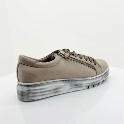 Dark Stone Tatter Leather Sneaker - RS3