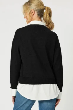 Dee 2 In 1 Jumper - Black - GS14