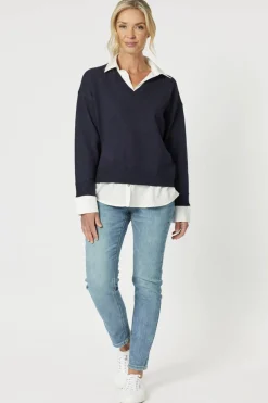 Dee 2 In 1 Jumper - Navy - GS14