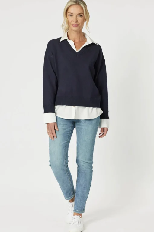 Dee 2 In 1 Jumper - Navy - GS14