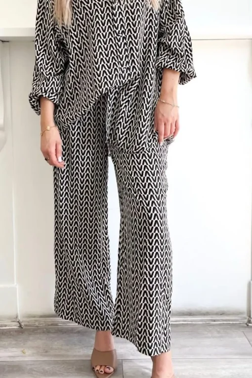 Drew Bamboo Pant - Geo - SO12