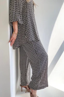 Drew Bamboo Pant - Geo - SO12