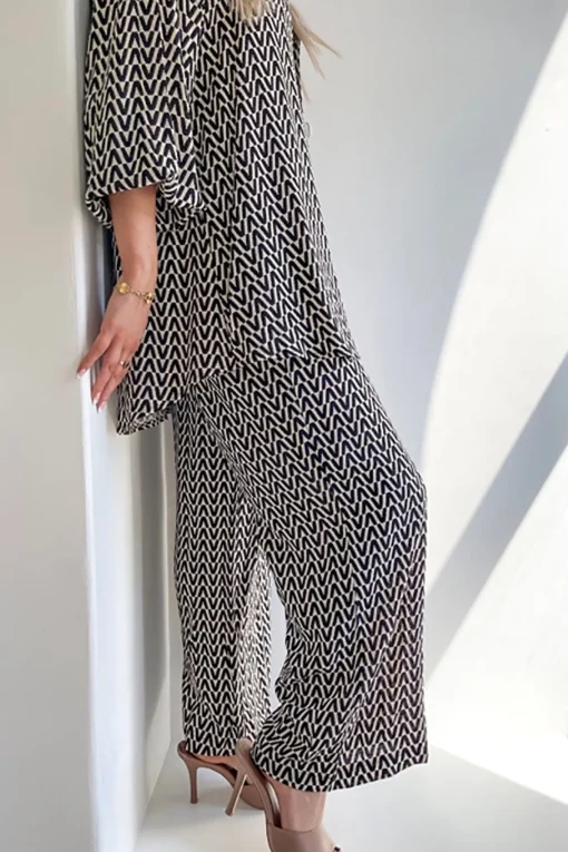 Drew Bamboo Pant - Geo - SO12