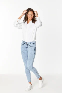 Dublin Hybrid Jeans - Wash - NLJ4