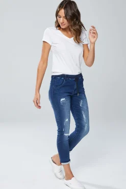 Dundee Hybrid Jogger Jeans - Denim - NLJ7