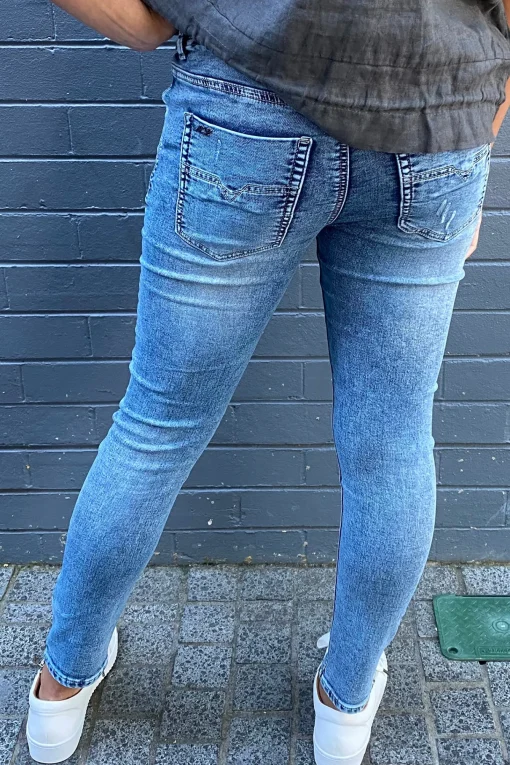 Dundee Hybrid Jogger Jeans - Wash - NLJ7