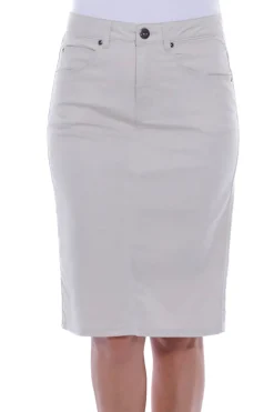Easy Jean Skirt - Putty - CL18