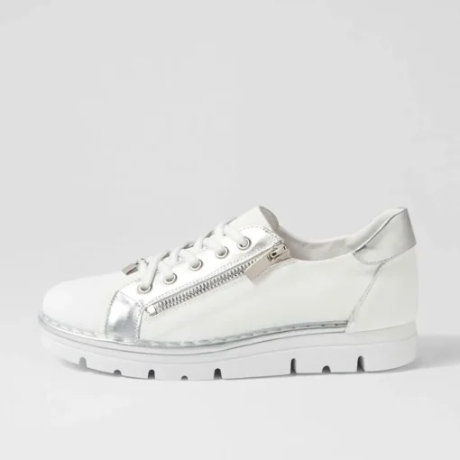 Elos Sneaker - White And Silver - TE8