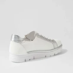 Elos Sneaker - White And Silver - TE8
