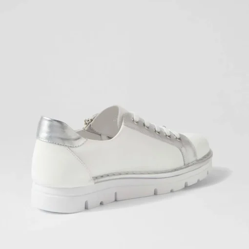 Elos Sneaker - White And Silver - TE8
