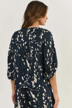 Ember Linen Top - Universe - OJ40
