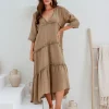 Emily Dress - Mocha - IC40