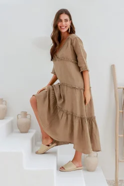Emily Dress - Mocha - IC40