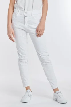 Emma Stretch Jeans - White - IS5