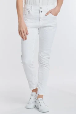 Emma Stretch Jeans - White - IS5