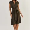Erica Sleeveless Dress - Espresso - OJ12
