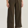 Faith Linen Pant - Espresso - OJ39