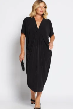 Farrah kaftan Dress - Black - PH26