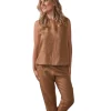 Flat Front 7/8 Pant - Toffee - SS15