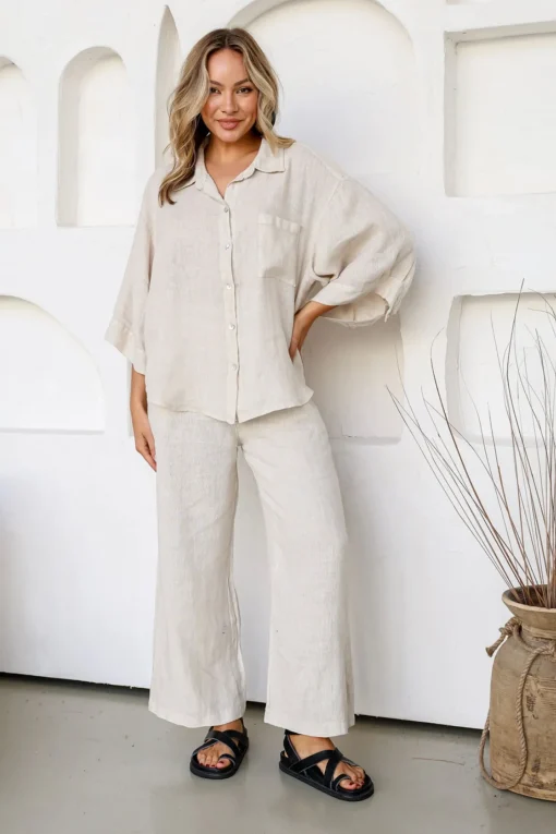 Fleur Pant - Sand - FA29