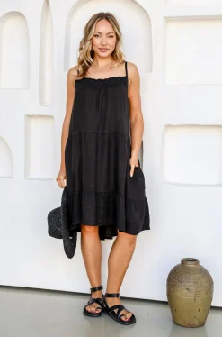 Flirty Dress - Black - FA28