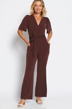 Flutter Jumpsuit - Chocolate - PH3
