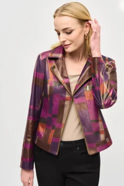 Foil Print Jacket - Multi - JR6