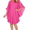Freda Woven Dress - French Rose - FL33