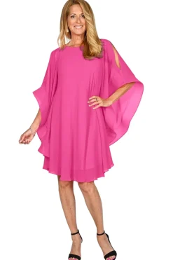 Freda Woven Dress - French Rose - FL33
