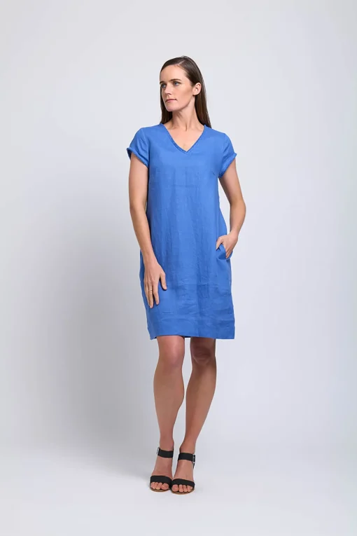 Fringe Festival Dress - Bold Blue - F7
