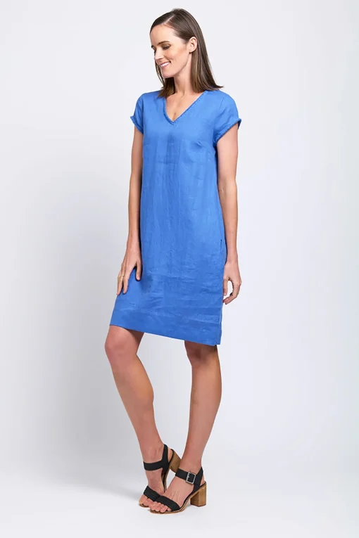 Fringe Festival Dress - Bold Blue - F7