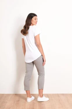 Fuss Free Capri - Pebble - F4