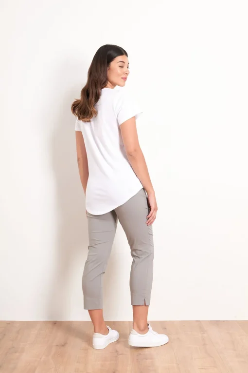 Fuss Free Capri - Pebble - F4