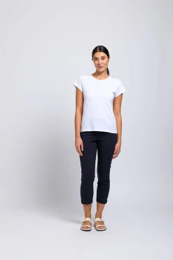 Fuss Free Capri - True Navy - F4