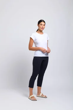Fuss Free Capri - True Navy - F4