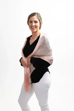 Gatsby Shawl | Rose Pink | SR165