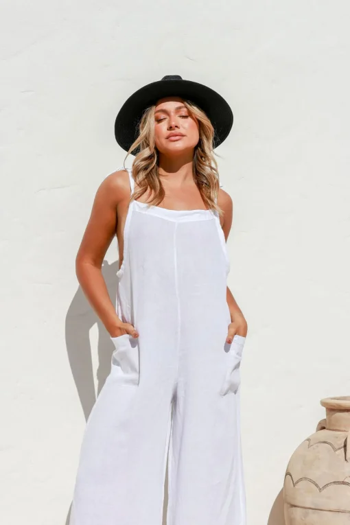 Gelsa Jumpsuit - White - FA7