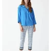 Geometric Print Pant - Vanilla/Multi - JR27